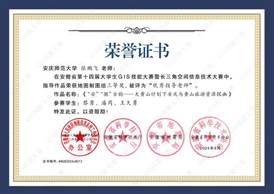 14届GIS大赛获奖教师证书-13 JA013太阳成tyc33455ccwww张鹏飞